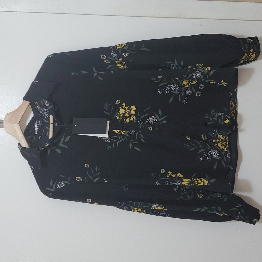 Fashion Union Floral Blouse